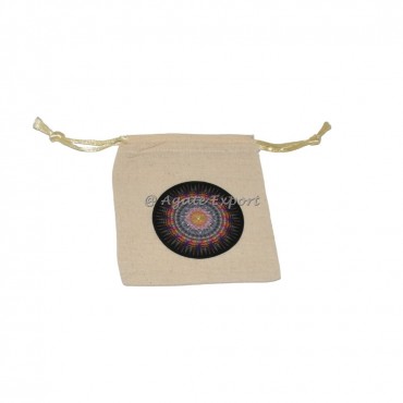 Mandala Printed Cotton Pouch