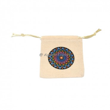 Mandala Cotton Printed Pouch