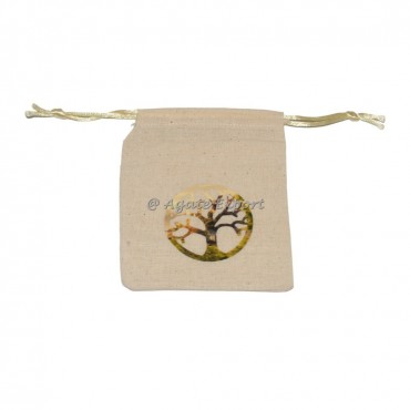 Tree Of Life Cotton Pouch