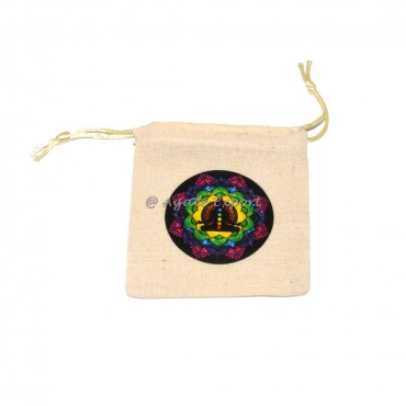 Mandala Buddha Printed pouch