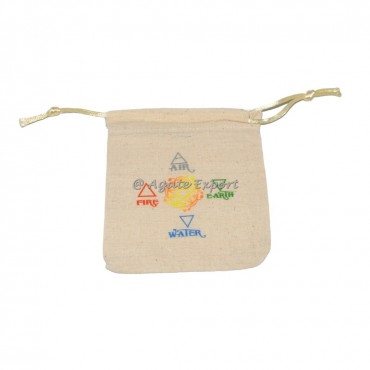 Element Printed Cotton Pouch