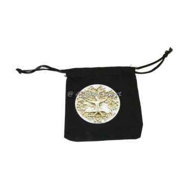 Accent Tree of Life Black Pouch