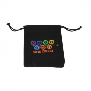 Seven Chakra Printed Pouch