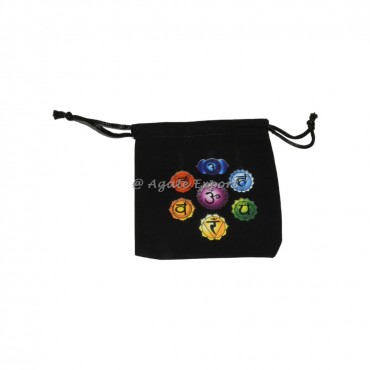 7 Chakra Symbols Cotton Bag