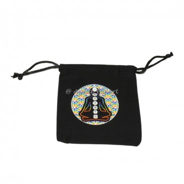 Buddha With Flower of Life Printed Bag