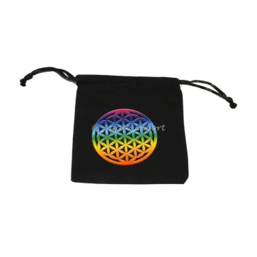 Flower Of life Printed Pouch