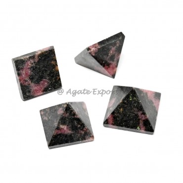 Rhodochrosite Small Pyramids