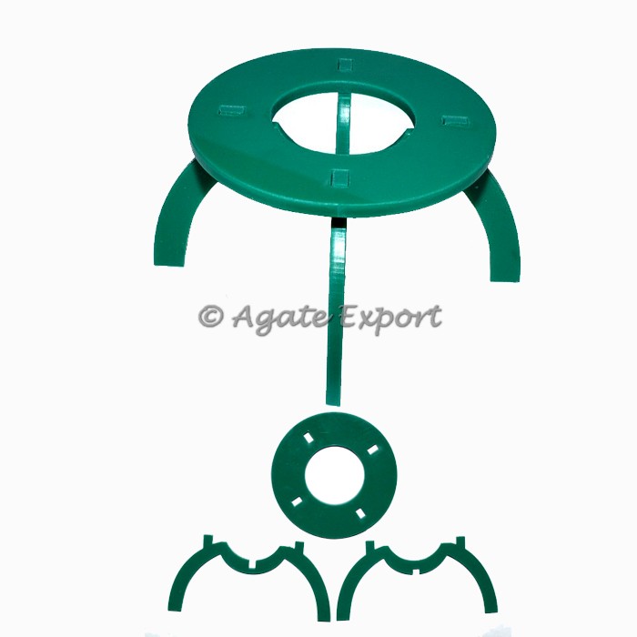 Green Color Round Sphere Stand