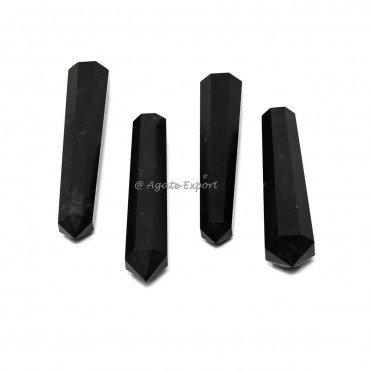 Black Tourmaline Double Terminated Point