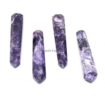 Lepidolite Double Terminated Point