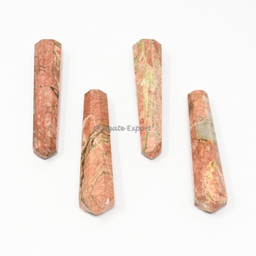 Unakite Double Terminated Point