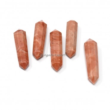 Peach Aventurine Dark Double Terminated Point