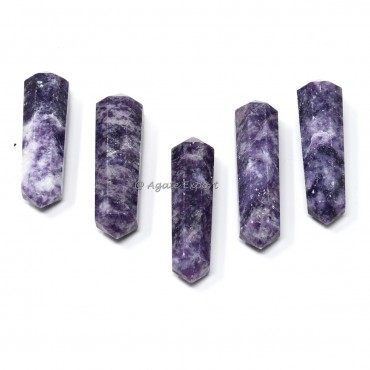 Lepidolite Double Terminated Point