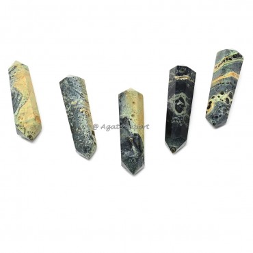 Kambaba Jasper Double Terminated Point