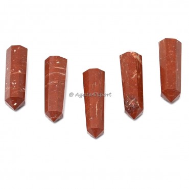 Red Jasper Double Terminated Point