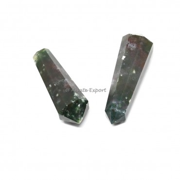 Bloodstone Double Terminated Point