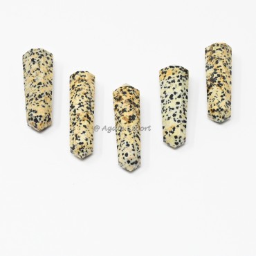 Dalmatian Jasper Double Terminated Point