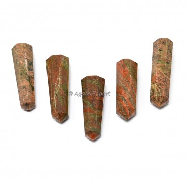 Unakite Double Terminated Point