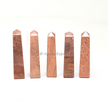 Peach Aventurine Tower