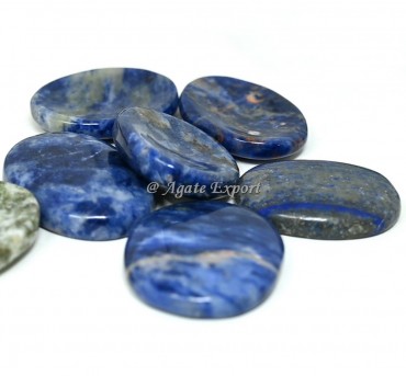 Blue Sodailite Worry Stone
